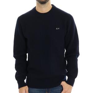 MAGLIA GIROCOLLO BLU